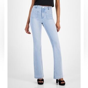 Y2K Dollhouse Light Blue Flare Jeans (27)